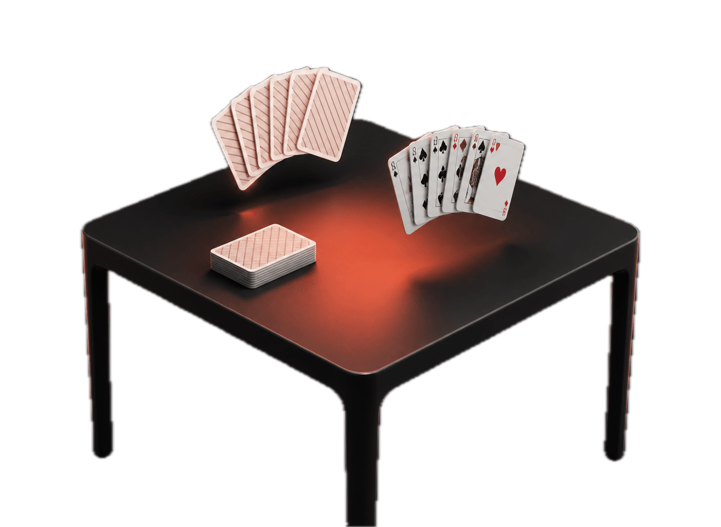 Live table card duel illustration